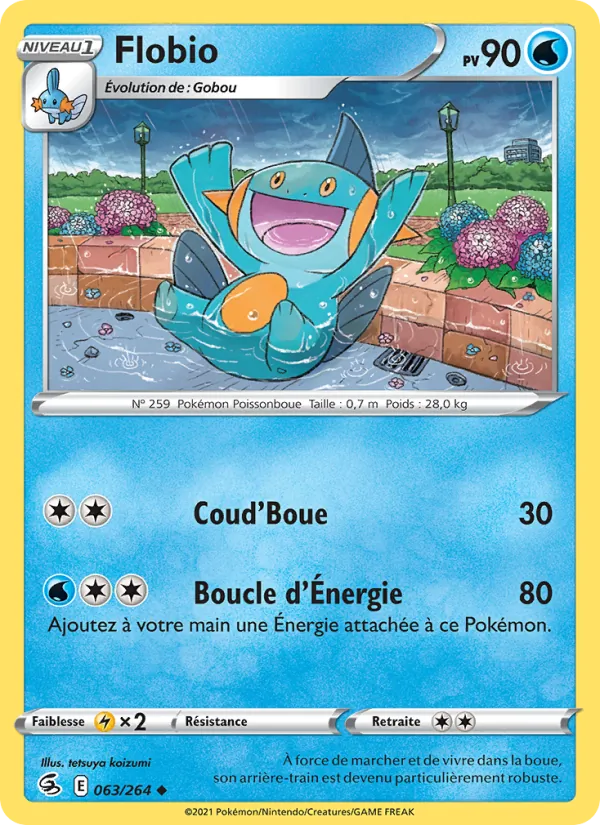 Carte Flobio de l'extension Poing de Fusion, numéro 63/264