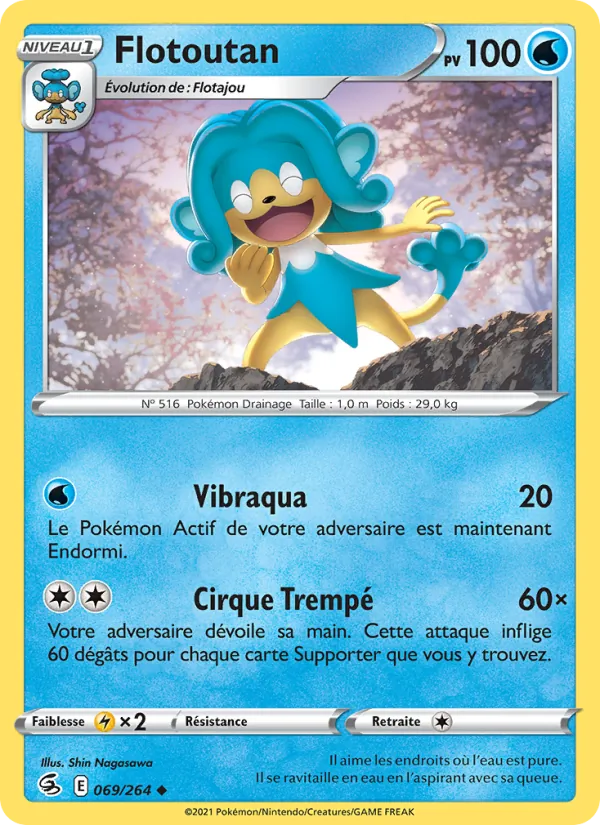 Carte Flotoutan de l'extension Poing de Fusion, numéro 69/264