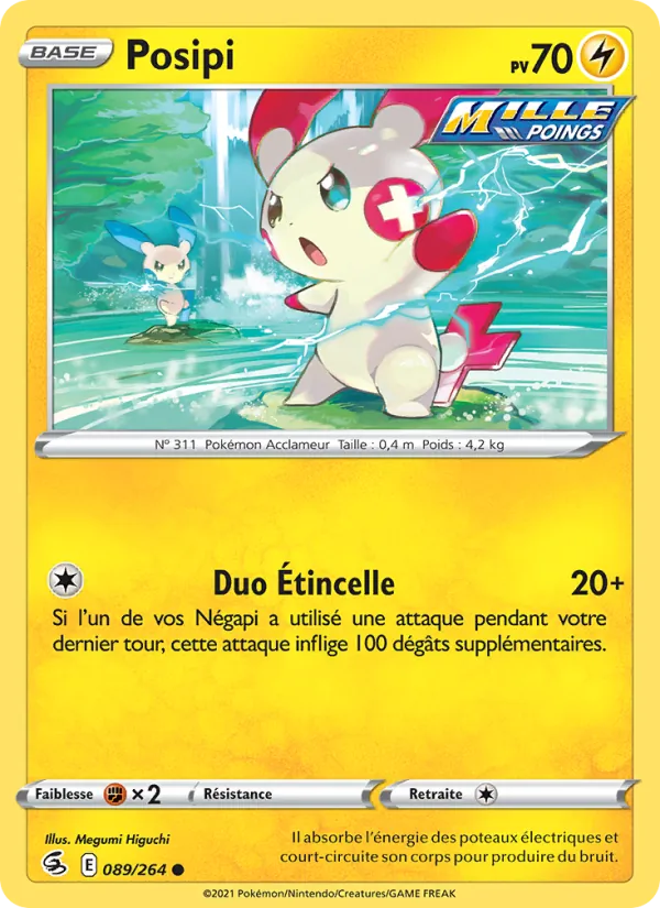 Carte Posipi de l'extension Poing de Fusion, numéro 89/264