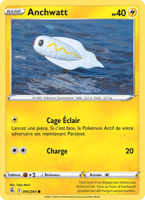 Carte Anchwatt de l'extension Poing de Fusion, numéro 95/264