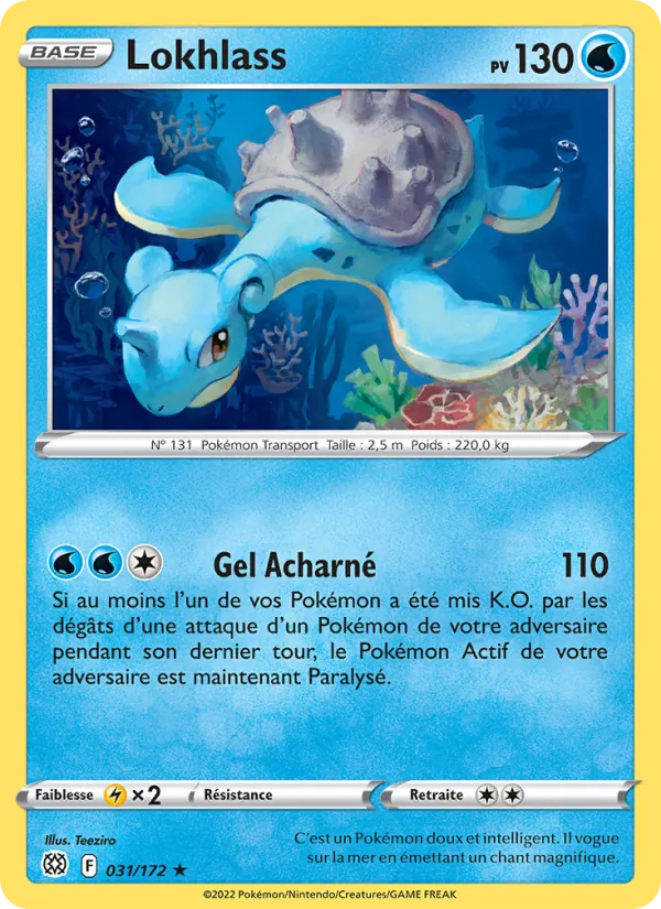 Carte Lokhlass de l'extension Stars Étincelantes, numéro 031/172