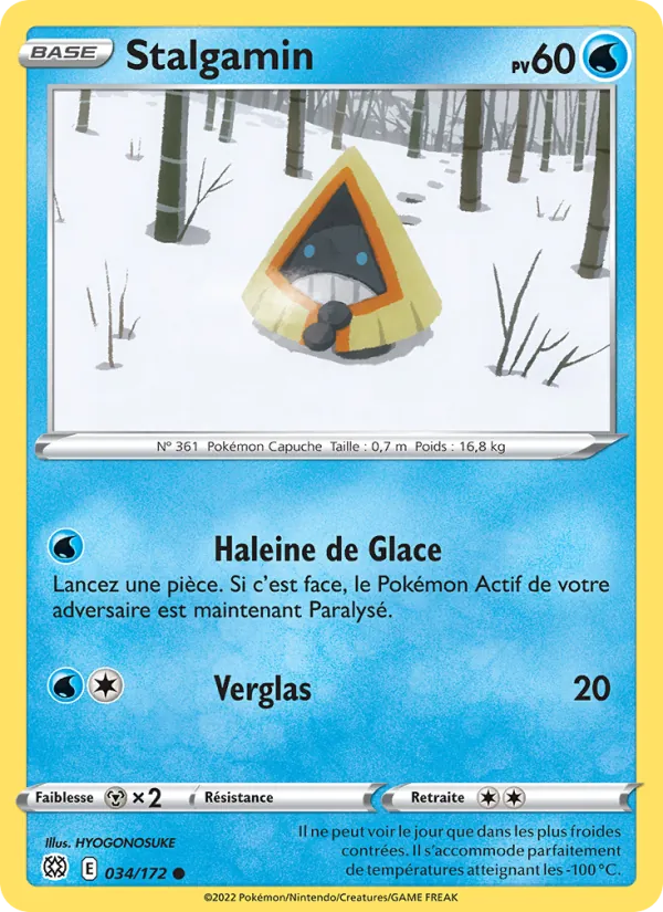Carte Stalgamin de l'extension Stars Étincelantes, numéro 034/172