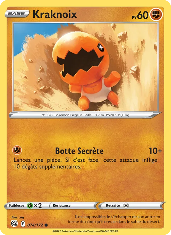 Carte Kraknoix de l'extension Stars Étincelantes, numéro 074/172