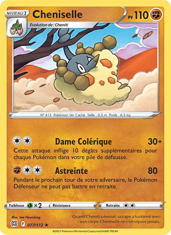 Carte Cheniselle de l'extension Stars Étincelantes, numéro 077/172