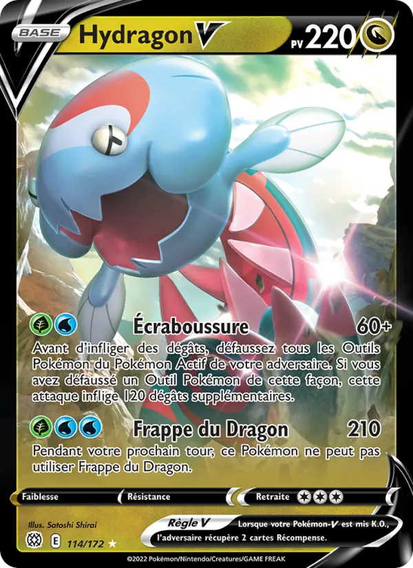 Carte Hydragon V de l'extension Stars Étincelantes, numéro 114/172