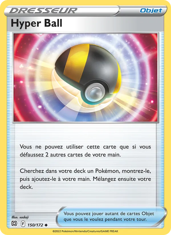 Carte Hyper Ball de l'extension Stars Étincelantes, numéro 150/172