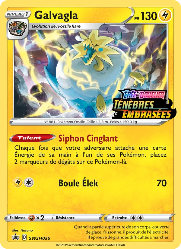 Carte Galvagla de l'extension Promo SWSH, numéro SWSH036/307
