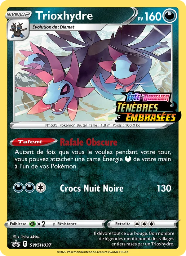 Carte Trioxhydre de l'extension Promo SWSH, numéro SWSH037/307