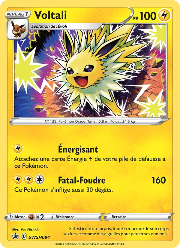 Carte Voltali de l'extension Promo SWSH, numéro SWSH094/307