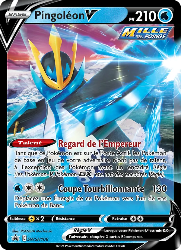 Carte Pingoléon V de l'extension Promo SWSH, numéro SWSH108/307