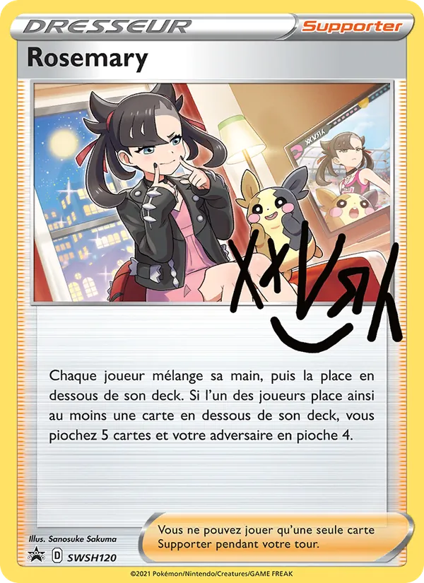 Carte Rosemary de l'extension Promo SWSH, numéro SWSH120/307
