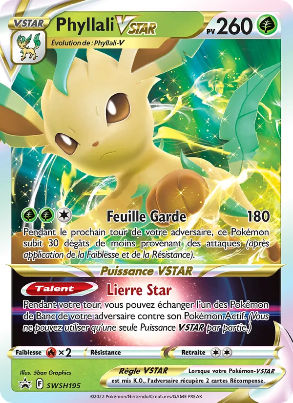 Carte Phyllali VSTAR de l'extension Promo SWSH, numéro SWSH195/307