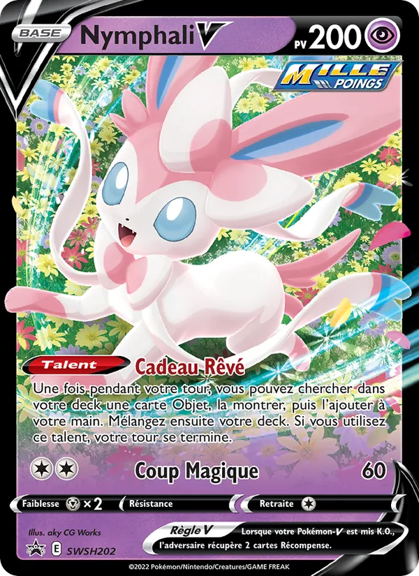 Carte Nymphali V de l'extension Promo SWSH, numéro SWSH202/307