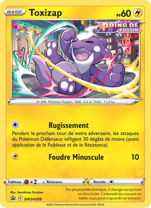 Carte Toxizap de l'extension Promo SWSH, numéro SWSH209/307