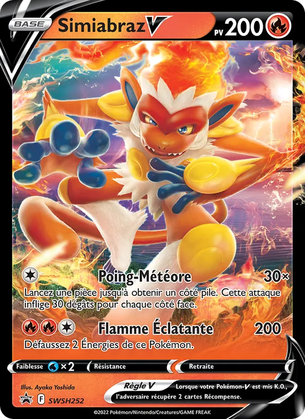 Carte Simiabraz V de l'extension Promo SWSH, numéro SWSH252/307