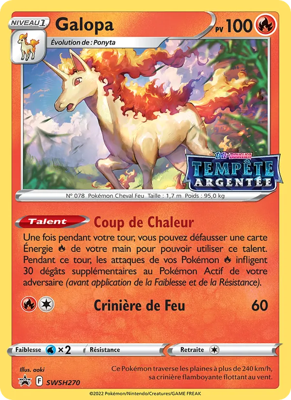 Carte Galopa de l'extension Promo SWSH, numéro SWSH270/307