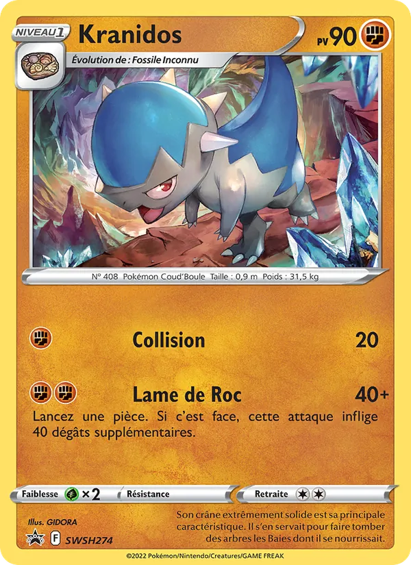 Carte Kranidos de l'extension Promo SWSH, numéro SWSH274/307