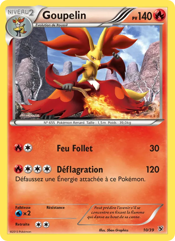Carte Goupelin de l'extension Bienvenue à Kalos, numéro 10/39