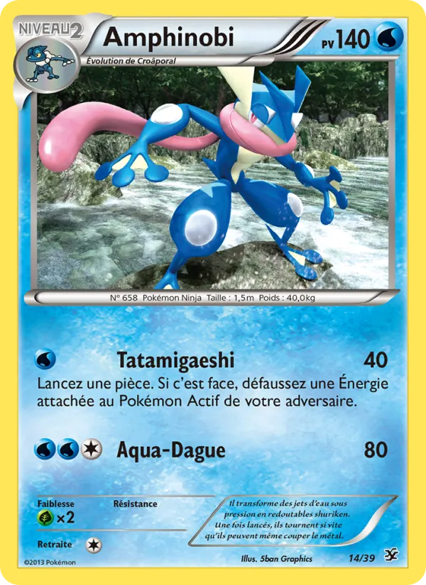 Carte Amphinobi de l'extension Bienvenue à Kalos, numéro 14/39
