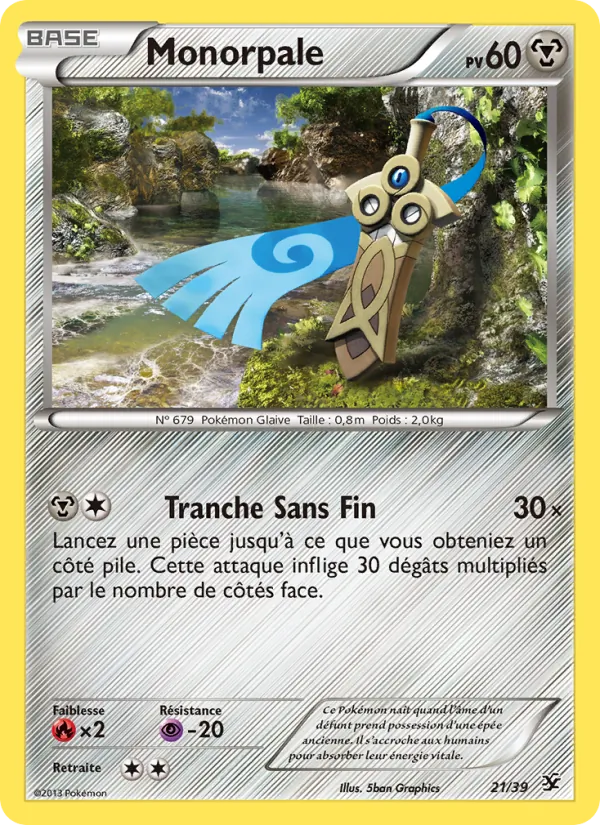 Carte Monorpale de l'extension Bienvenue à Kalos, numéro 21/39