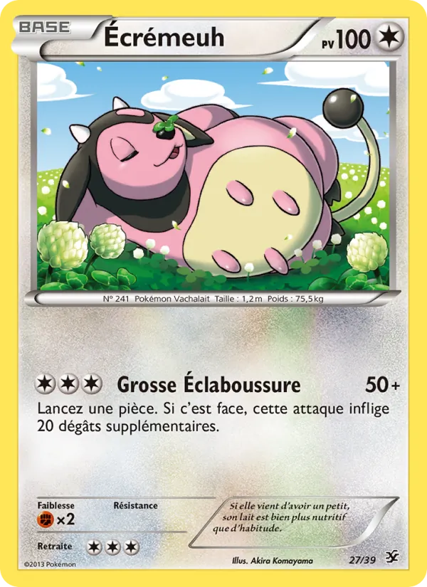 Carte Écrémeuh de l'extension Bienvenue à Kalos, numéro 27/39