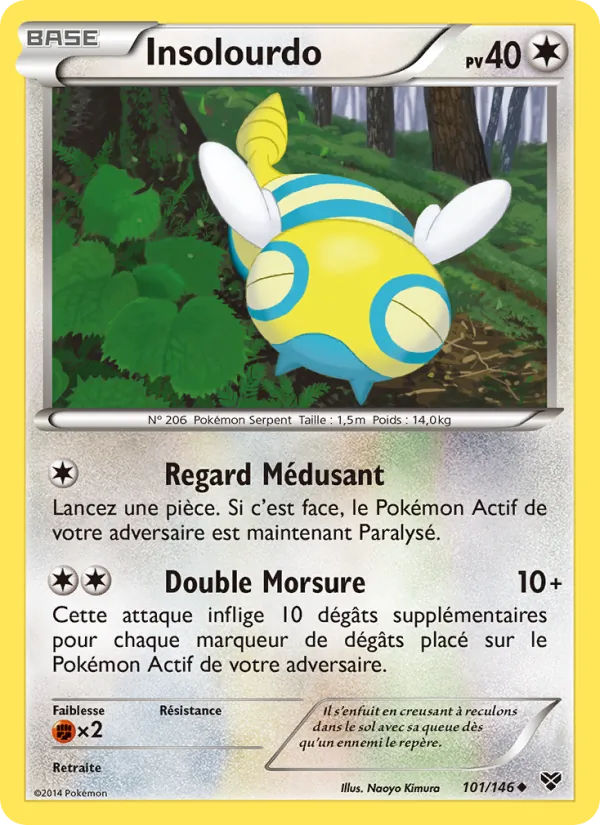 Carte Insolourdo de l'extension XY, numéro 101/146