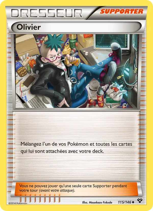 Carte Olivier de l'extension XY, numéro 115/146