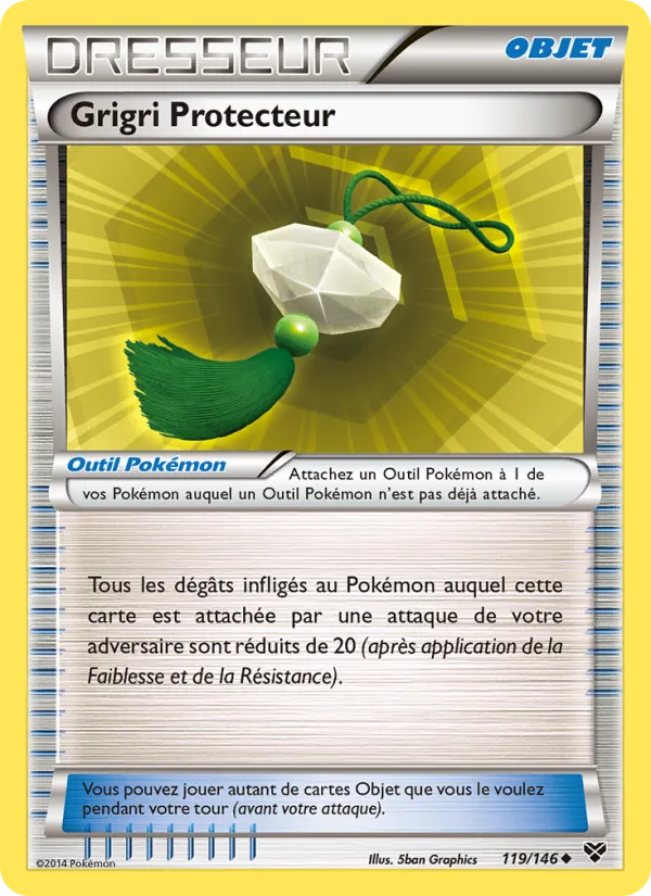 Carte Grigri Protecteur de l'extension XY, numéro 119/146