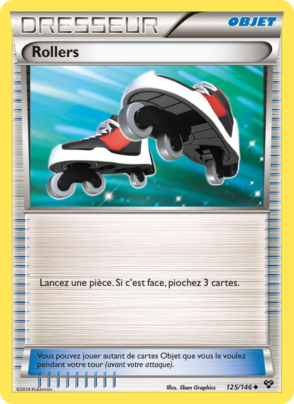 Carte Rollers de l'extension XY, numéro 125/146