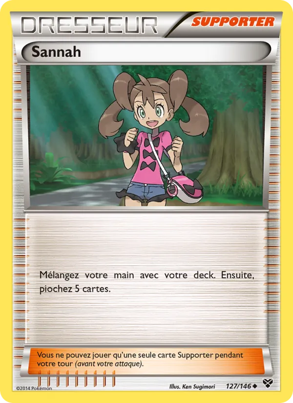 Carte Sannah de l'extension XY, numéro 127/146