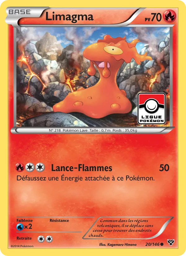 Carte Limagma de l'extension XY, numéro 20/146