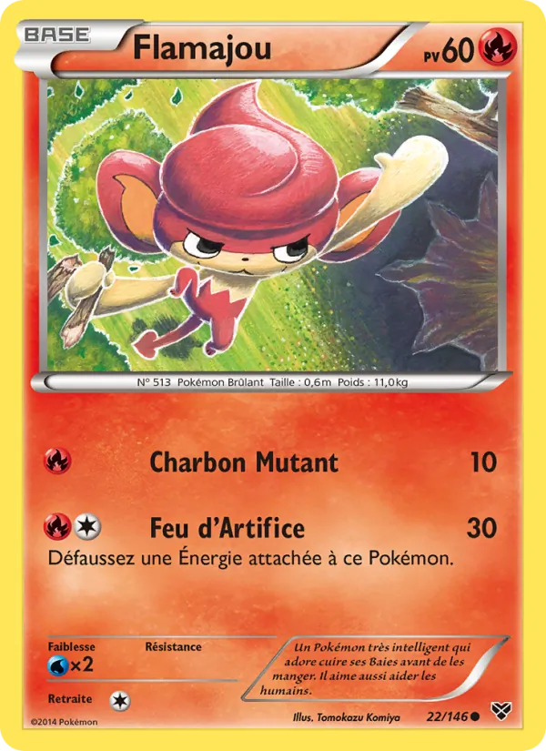 Carte Flamajou de l'extension XY, numéro 22/146
