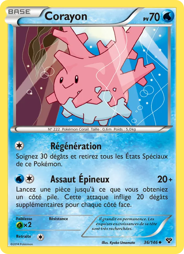 Carte Corayon de l'extension XY, numéro 36/146