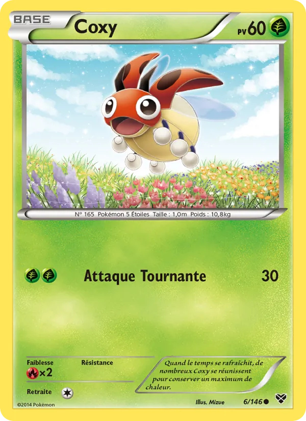 Carte Coxy de l'extension XY, numéro 6/146