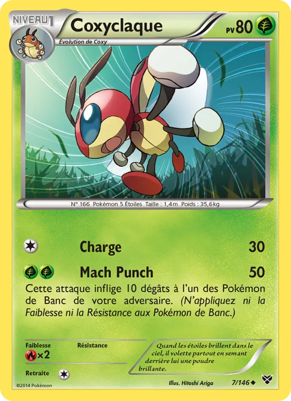 Carte Coxyclaque de l'extension XY, numéro 7/146
