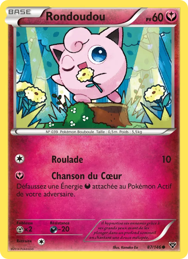 Carte Rondoudou de l'extension XY, numéro 87/146