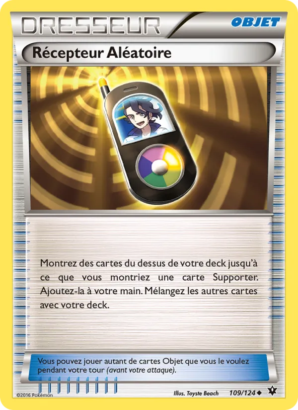 Carte Récepteur Aléatoire de l'extension Impact des Destins, numéro 109/124