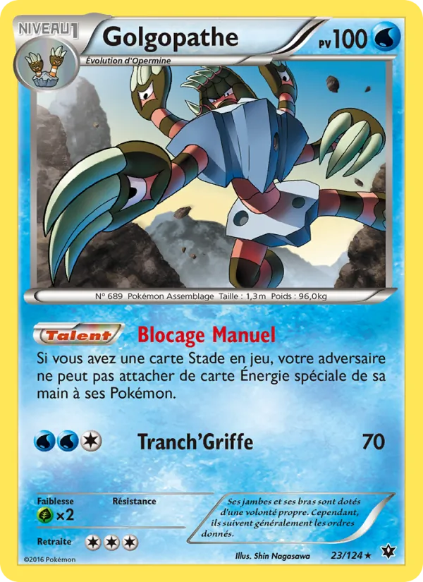 Carte Golgopathe de l'extension Impact des Destins, numéro 23/124