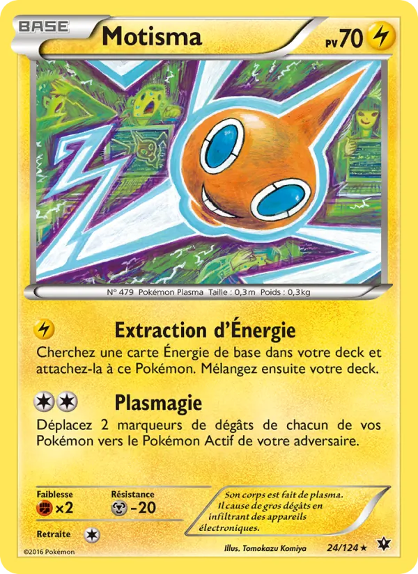 Carte Motisma de l'extension Impact des Destins, numéro 24/124