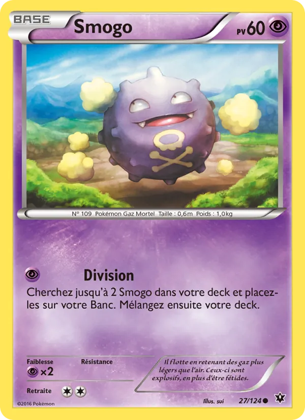 Carte Smogo de l'extension Impact des Destins, numéro 27/124