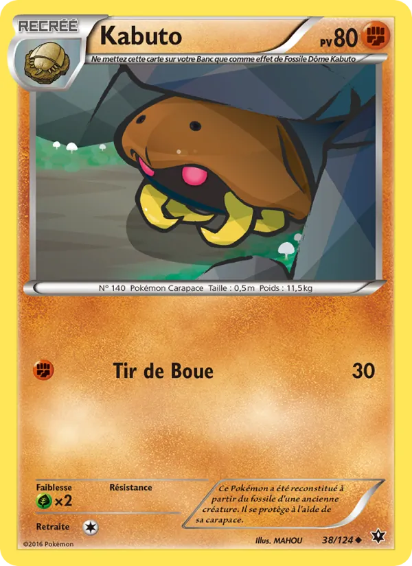 Carte Kabuto de l'extension Impact des Destins, numéro 38/124