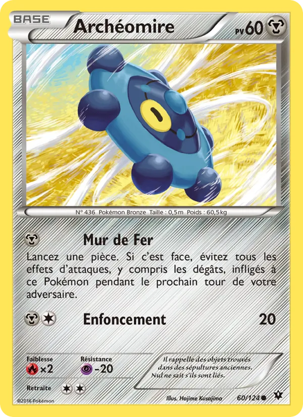 Carte Archéomire de l'extension Impact des Destins, numéro 60/124