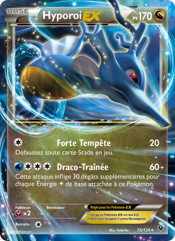 Carte Hyporoi EX de l'extension Impact des Destins, numéro 73/124