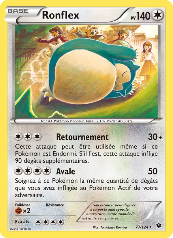 Carte Ronflex de l'extension Impact des Destins, numéro 77/124