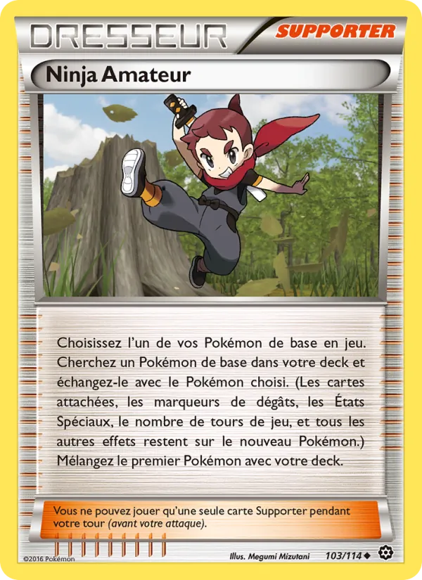Carte Ninja Amateur de l'extension Offensive Vapeur, numéro 103/114