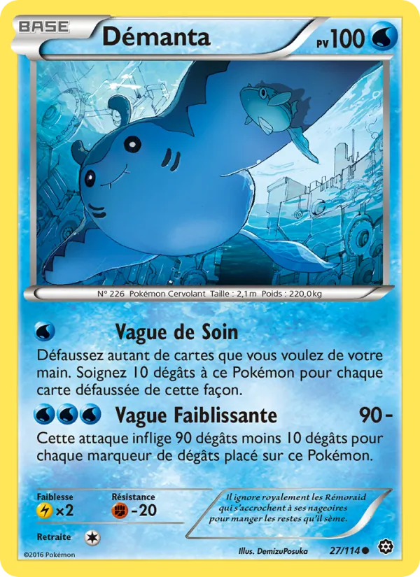 Carte Démanta de l'extension Offensive Vapeur, numéro 27/114