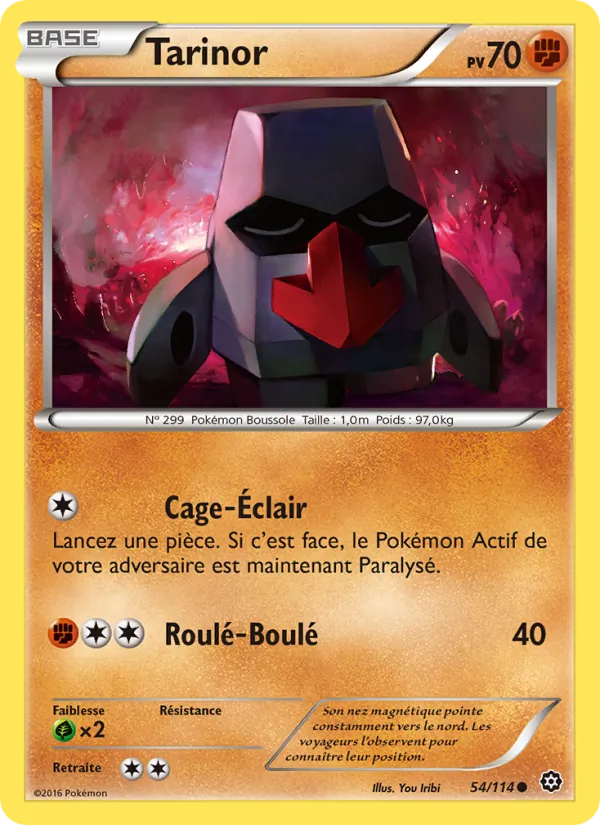 Carte Tarinor de l'extension Offensive Vapeur, numéro 54/114