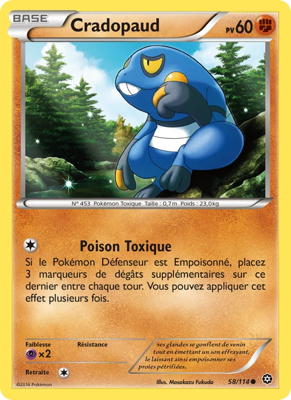 Carte Cradopaud de l'extension Offensive Vapeur, numéro 58/114