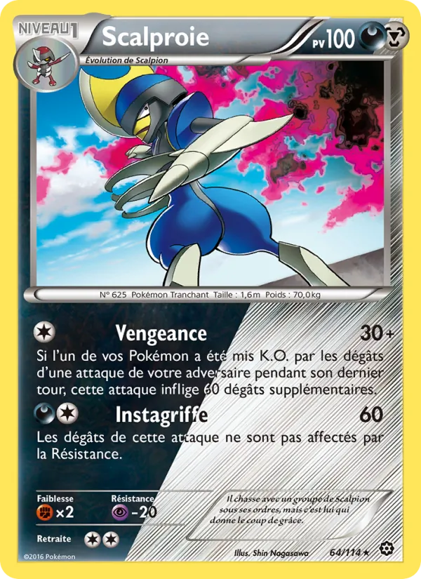 Carte Scalproie de l'extension Offensive Vapeur, numéro 64/114
