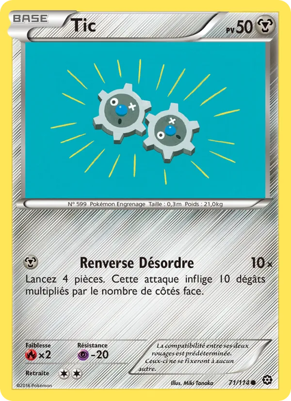 Carte Tic de l'extension Offensive Vapeur, numéro 71/114